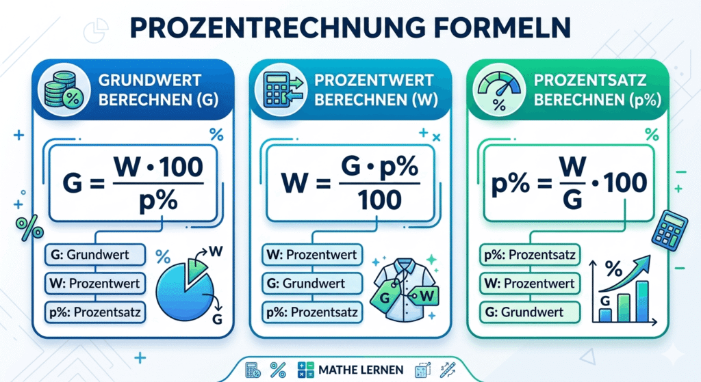 Prozentrechnung Formel