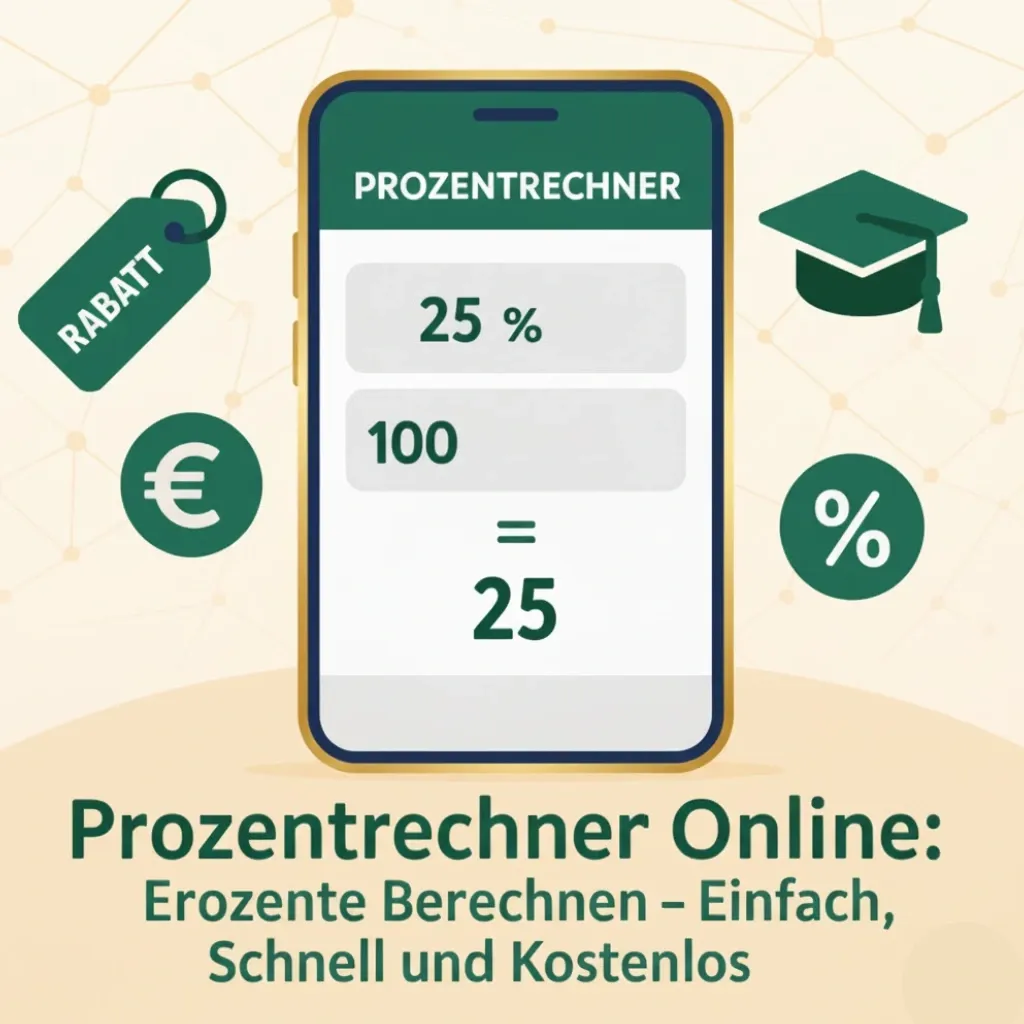 Prozentrechner – Prozent berechnen online
