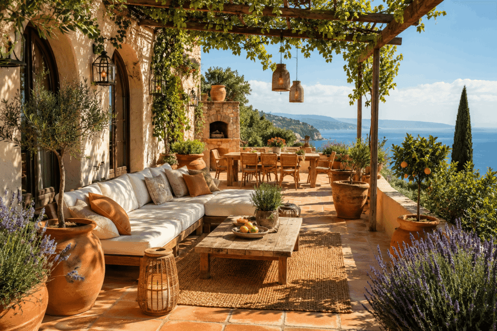 Mediterrane Terrassengestaltung