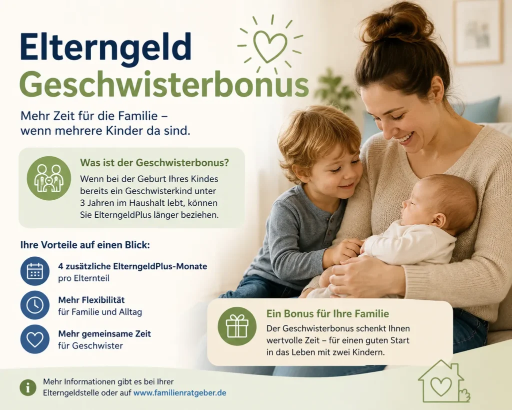 Elterngeld Geschwisterbonus