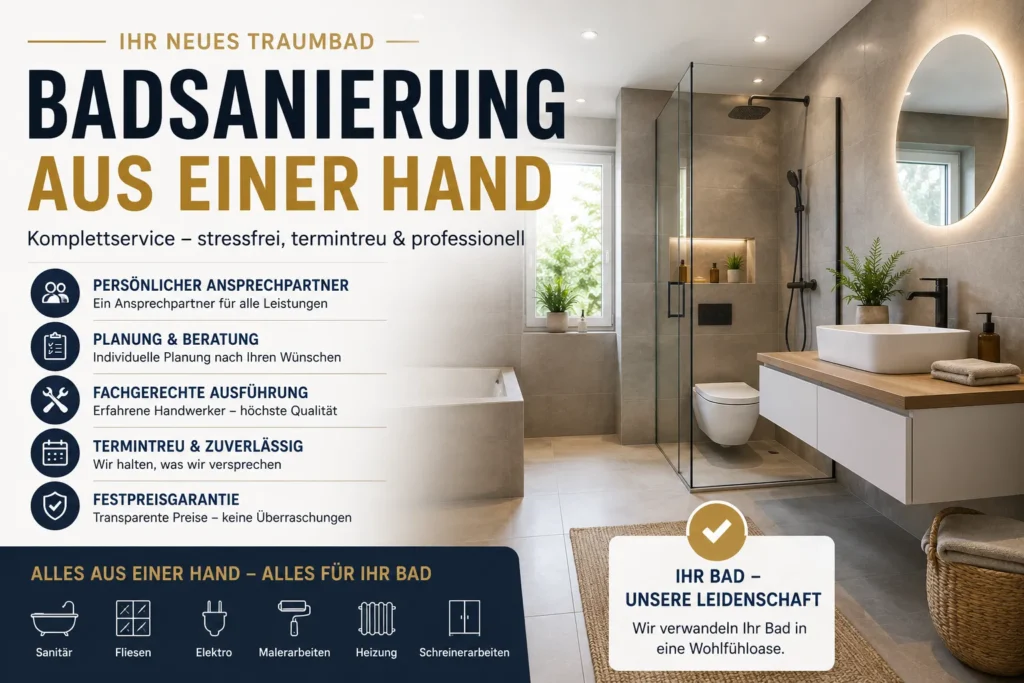 Badsanierung aus einer Hand