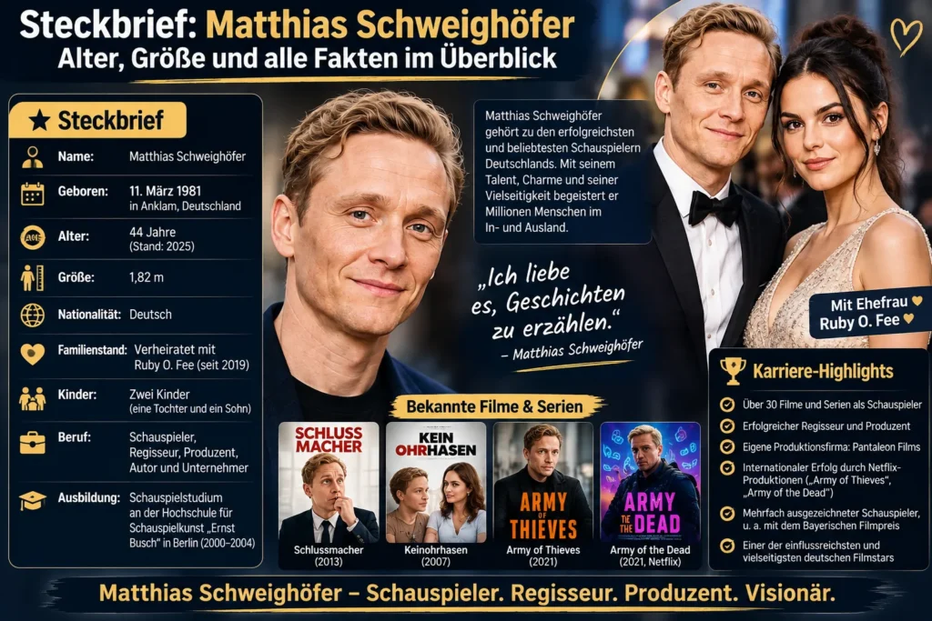 Steckbrief: Alter, Größe und alle Fakten im Überblick