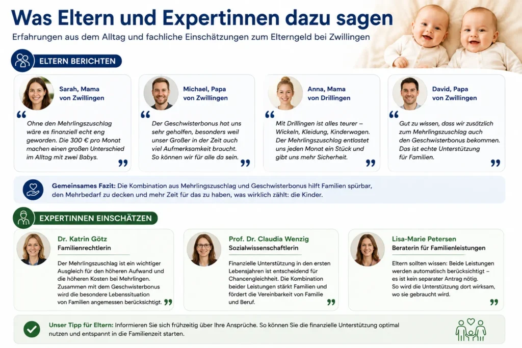 Was Eltern und Expertinnen dazu sagen