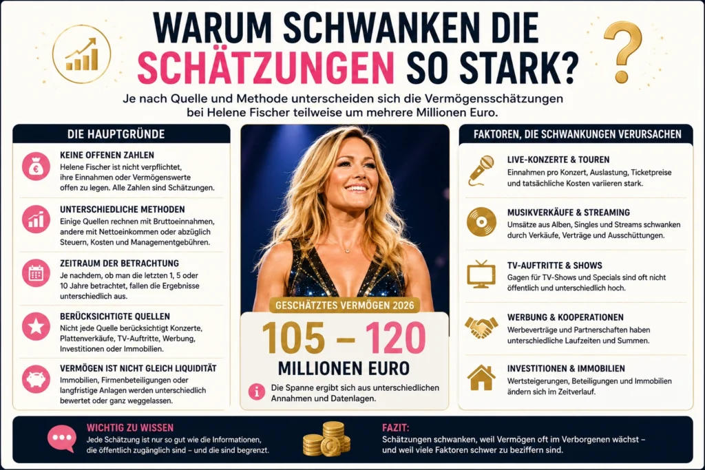 Warum schwanken die Schätzungen so stark?