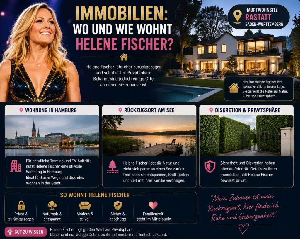 Immobilien: Wo und wie wohnt Helene Fischer?