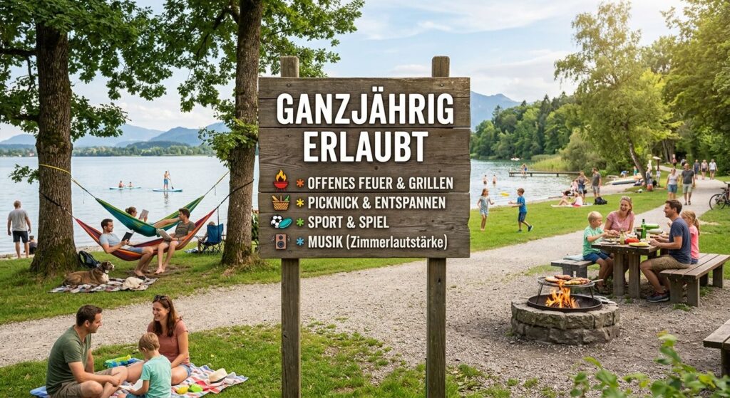 Ganzjährig erlaubt