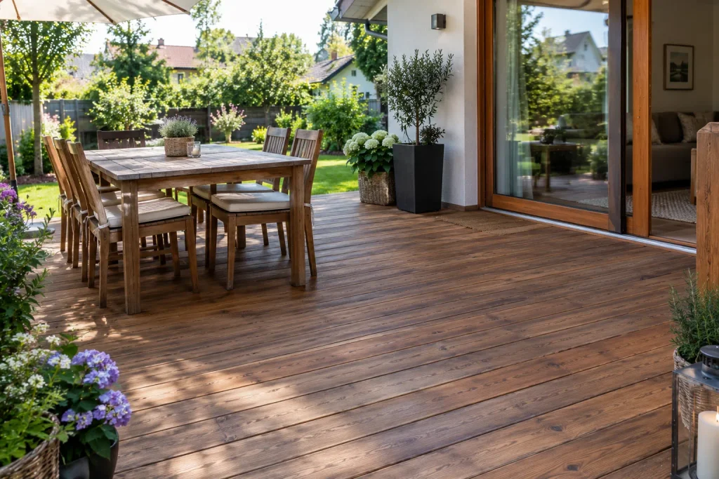 Holzterrasse