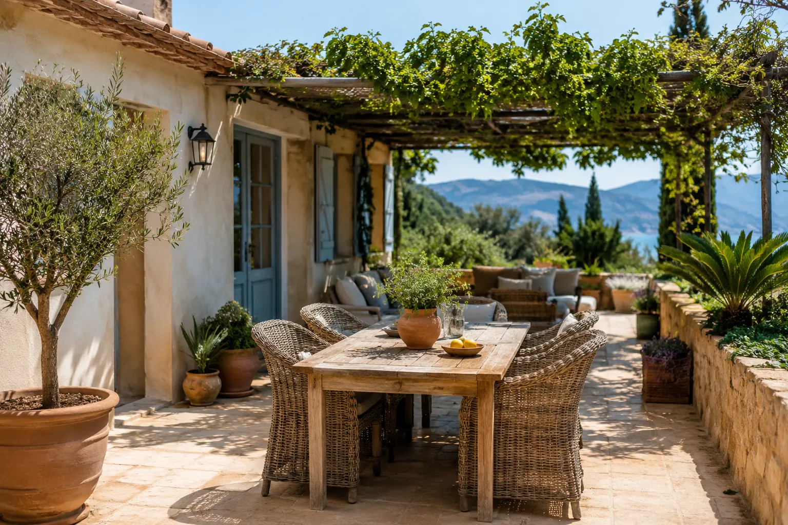 Mediterrane Terrassengestaltung