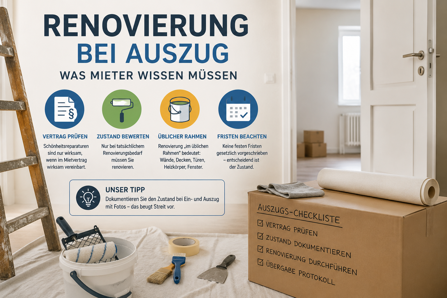 Renovierung bei Auszug
