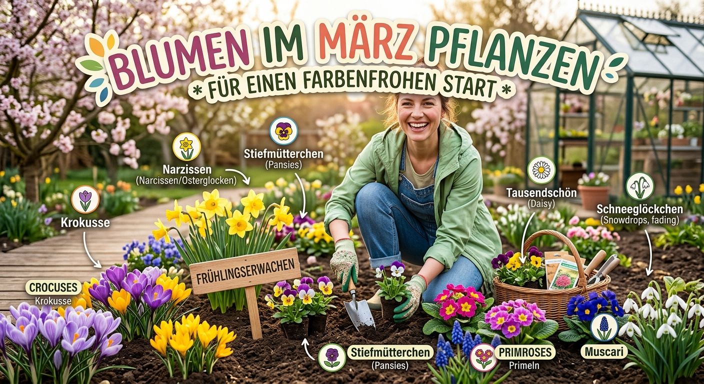 Welche Blumen im März pflanzen?