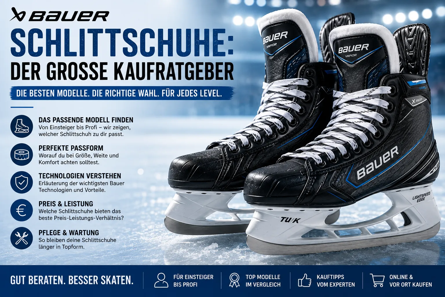 Bauer Schlittschuhe