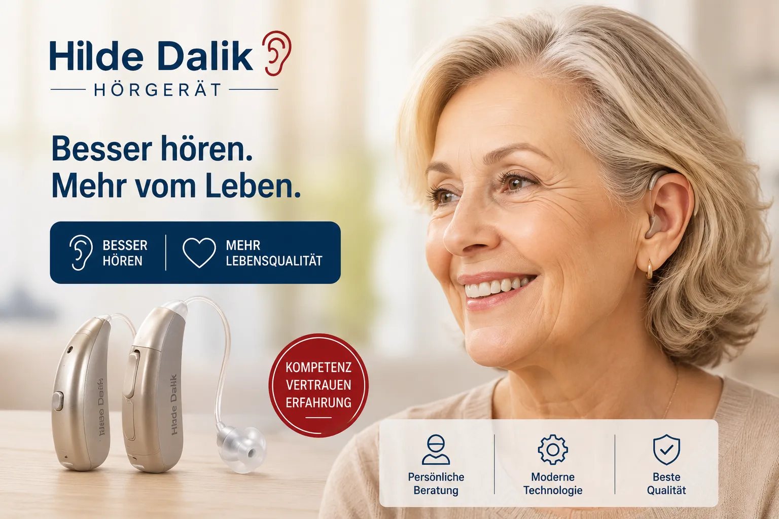 Hilde Dalik Hörgerät